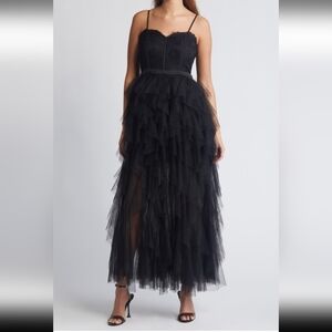 Chelsea28 Corset Lace & Tull Gown